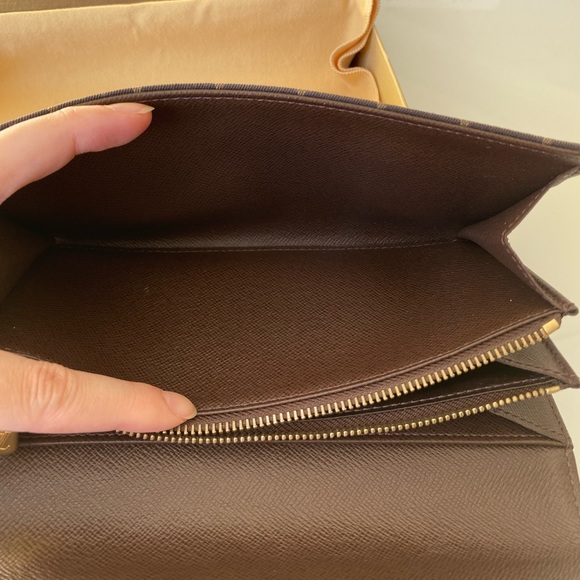 SOLD❌ Louis Vuitton Mini Lin Sarah Wallet - Picture 9 of 13